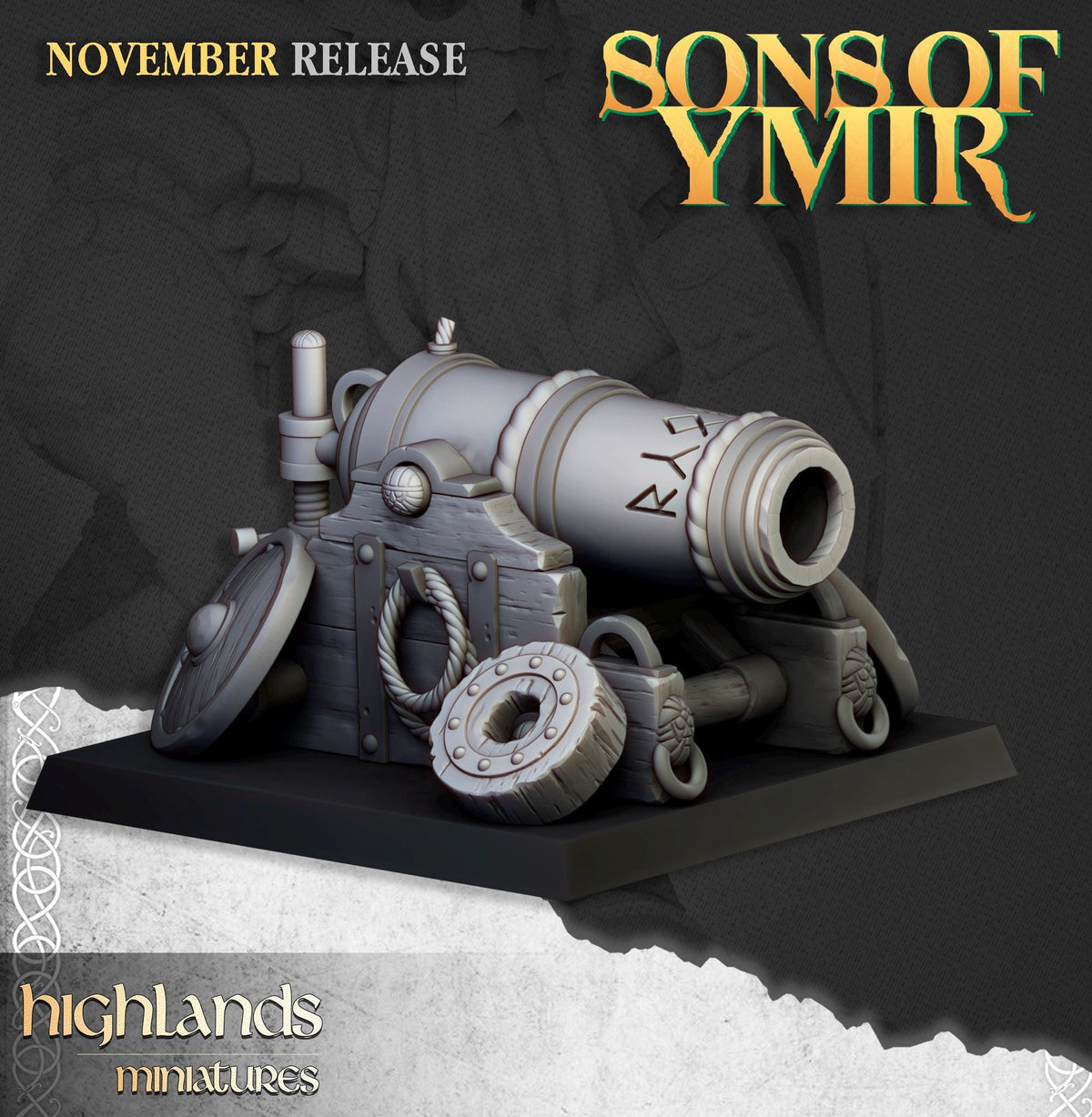 Highlands Miniatures Zwergenartillerie