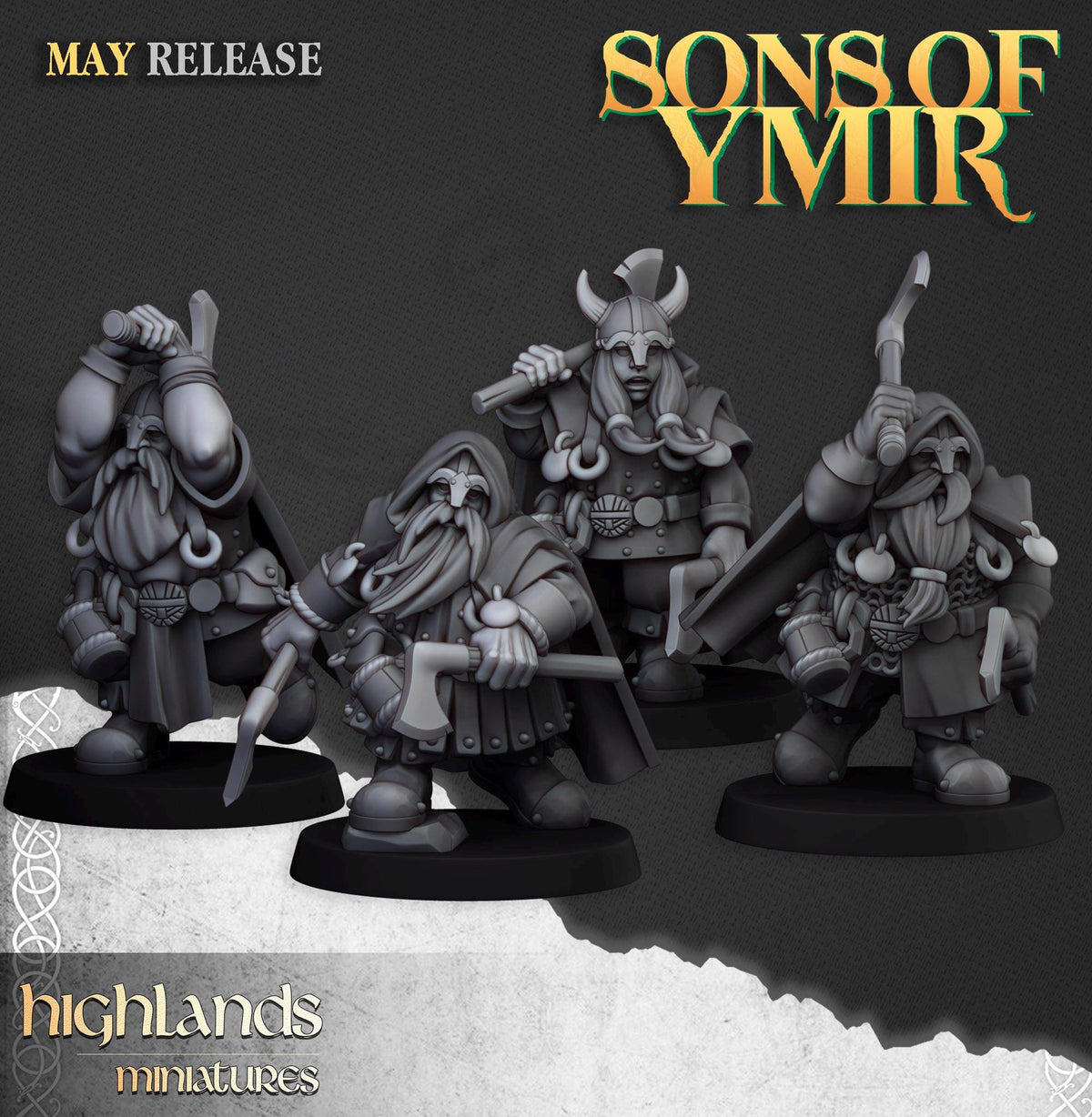 Highlands Miniatures Zwergen-Waldläufer