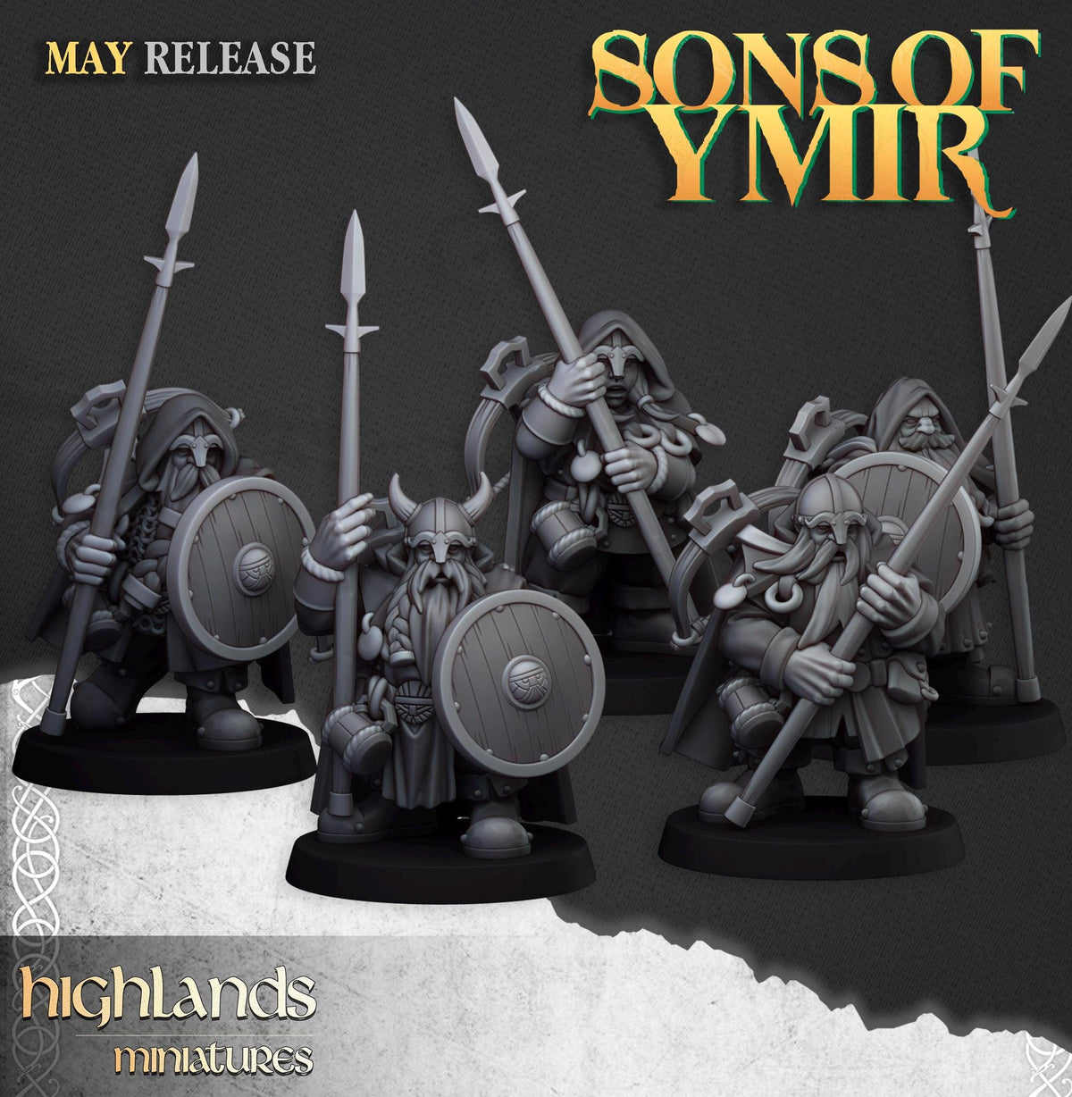 Highlands Miniatures Zwergen-Waldläufer