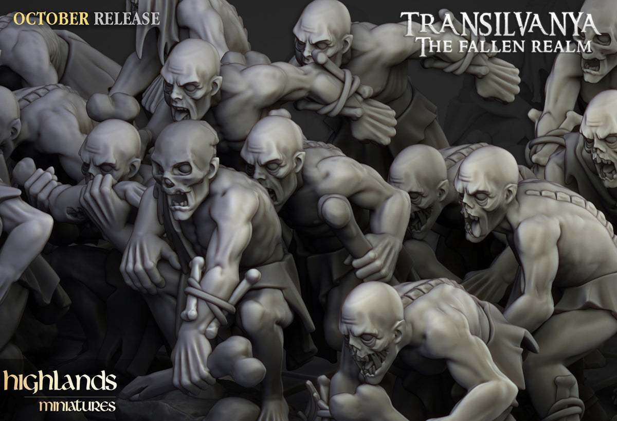 Highlands Miniatures Ghouls