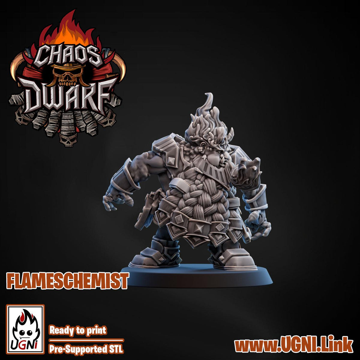 UGNI Chaos Dwarf Fantasy Football Team