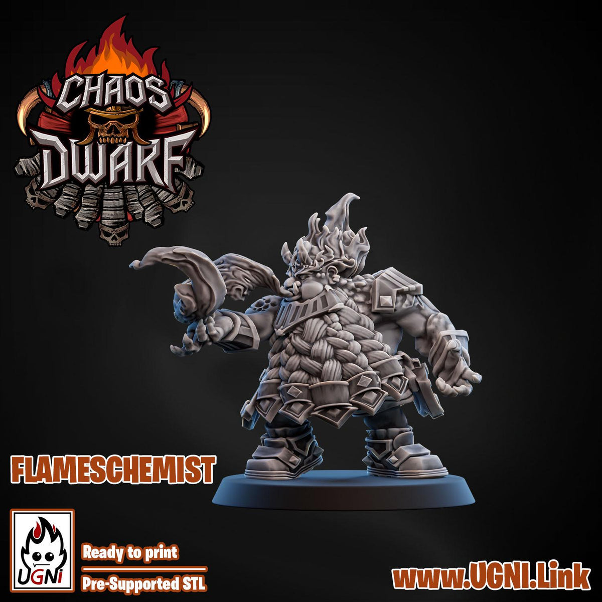 UGNI Chaos Dwarf Fantasy Football Team