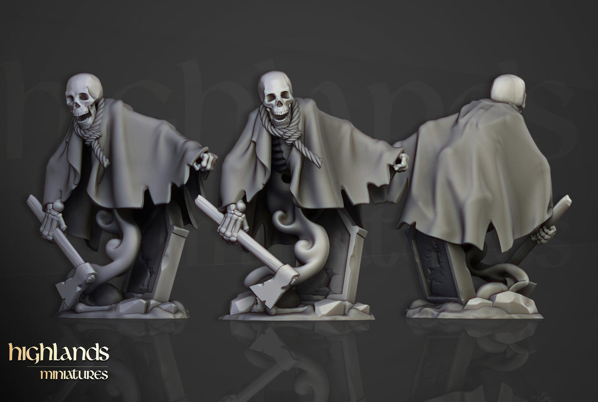 Highlands Miniatures Crypt Ghosts