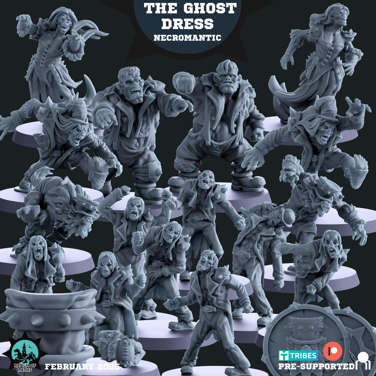 Realm of Paths Fantasy Football Necromantic Team - "The Ghost Dress"
