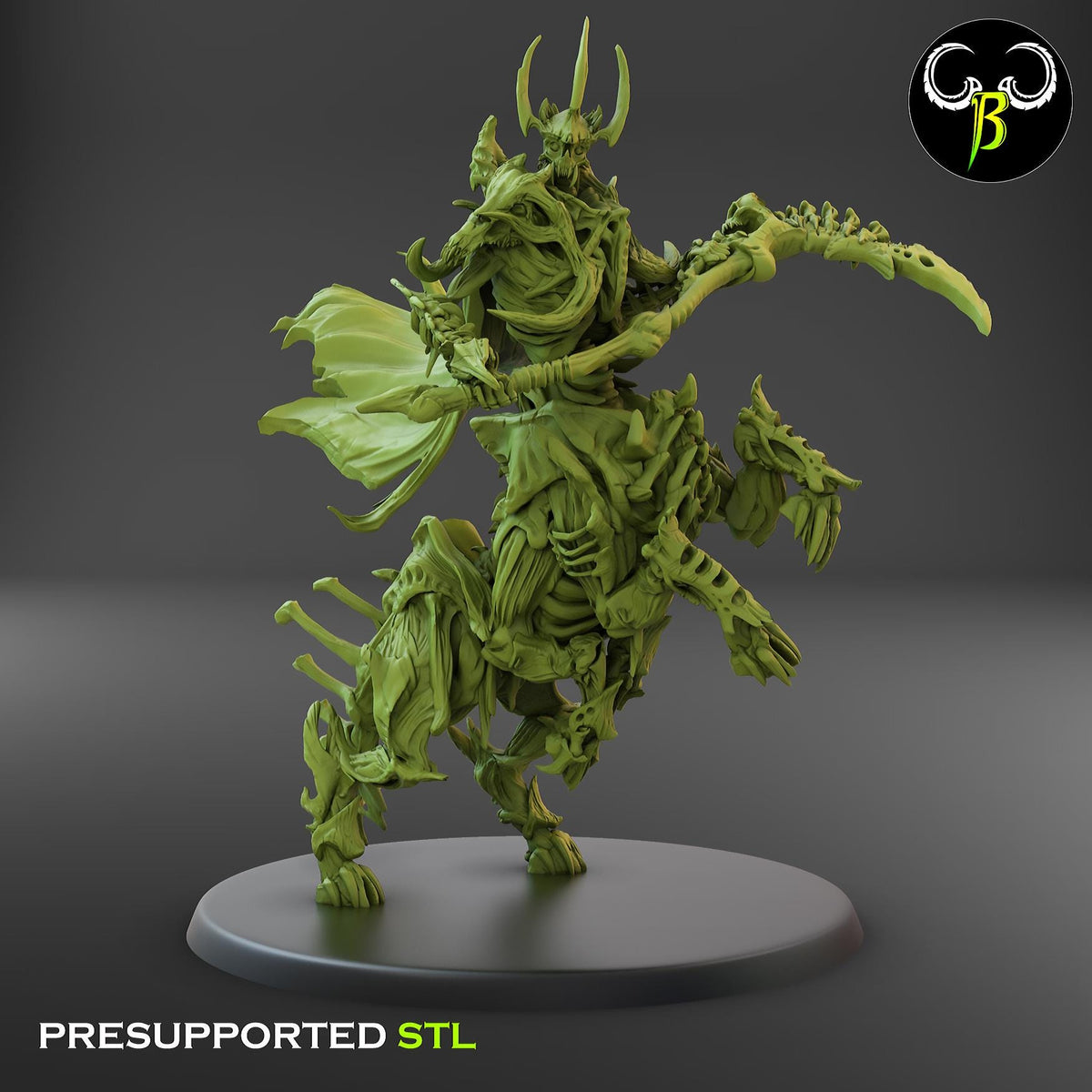 ClayBeastCreation - Knochenreiter Pest-Champion