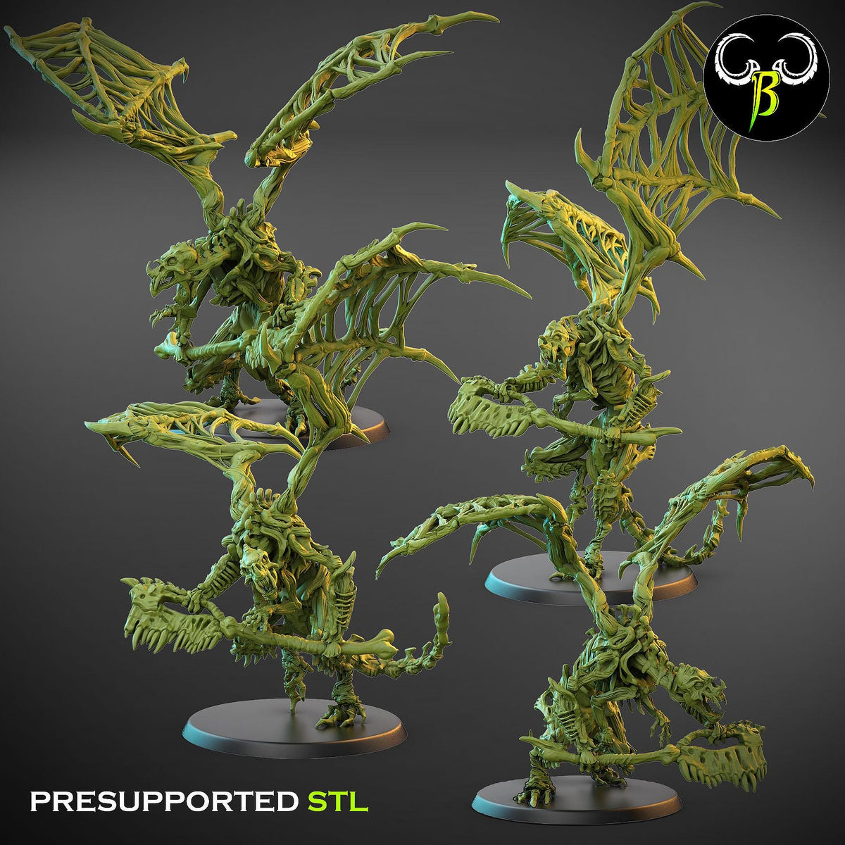 ClayBeastCreation - Knochenreiter GoreGoyls Einheit