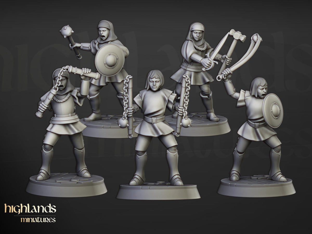 Highlands Miniatures Young Sisters