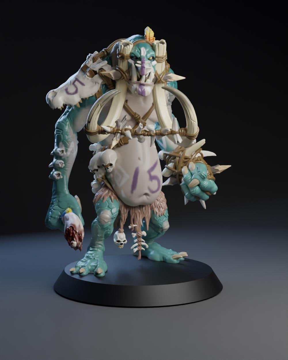 Brutefun Savage Forest Goblins Fantasy Football Team - "Kretaceous Krumpaz"