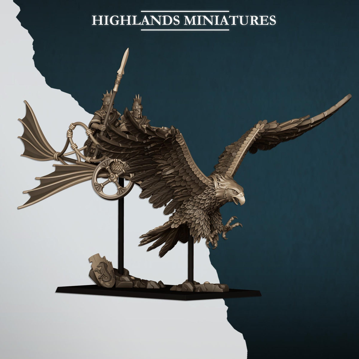 Highlands Miniatures Aegean Elves Sea Ballista Chariot