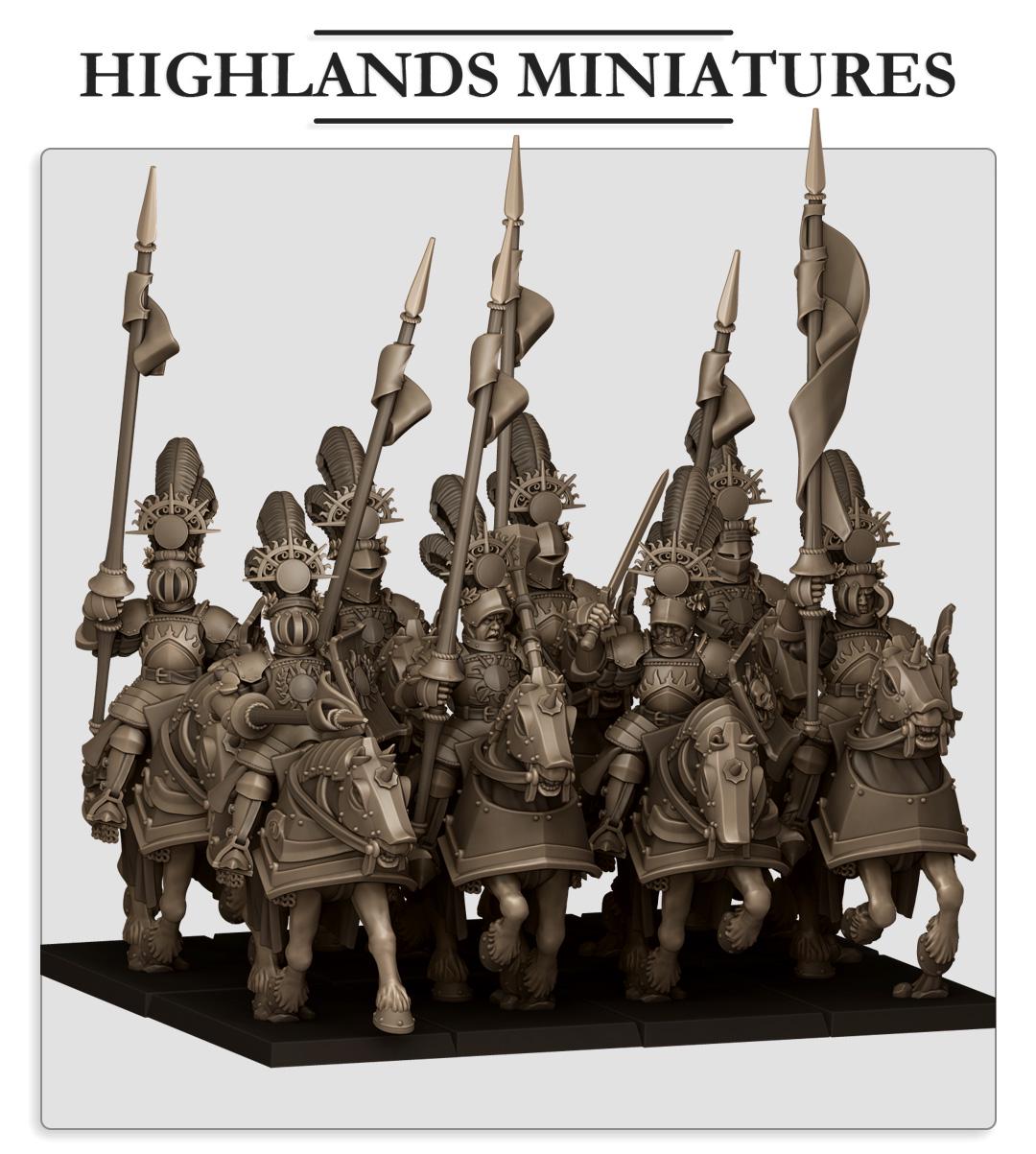 Highlands Miniatures - Sunland Golden Flames Knights