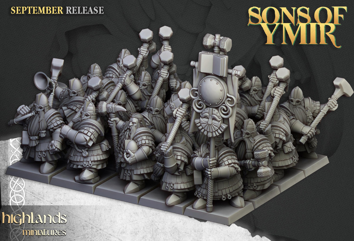 Highlands Miniatures Dwarf Kingsguard