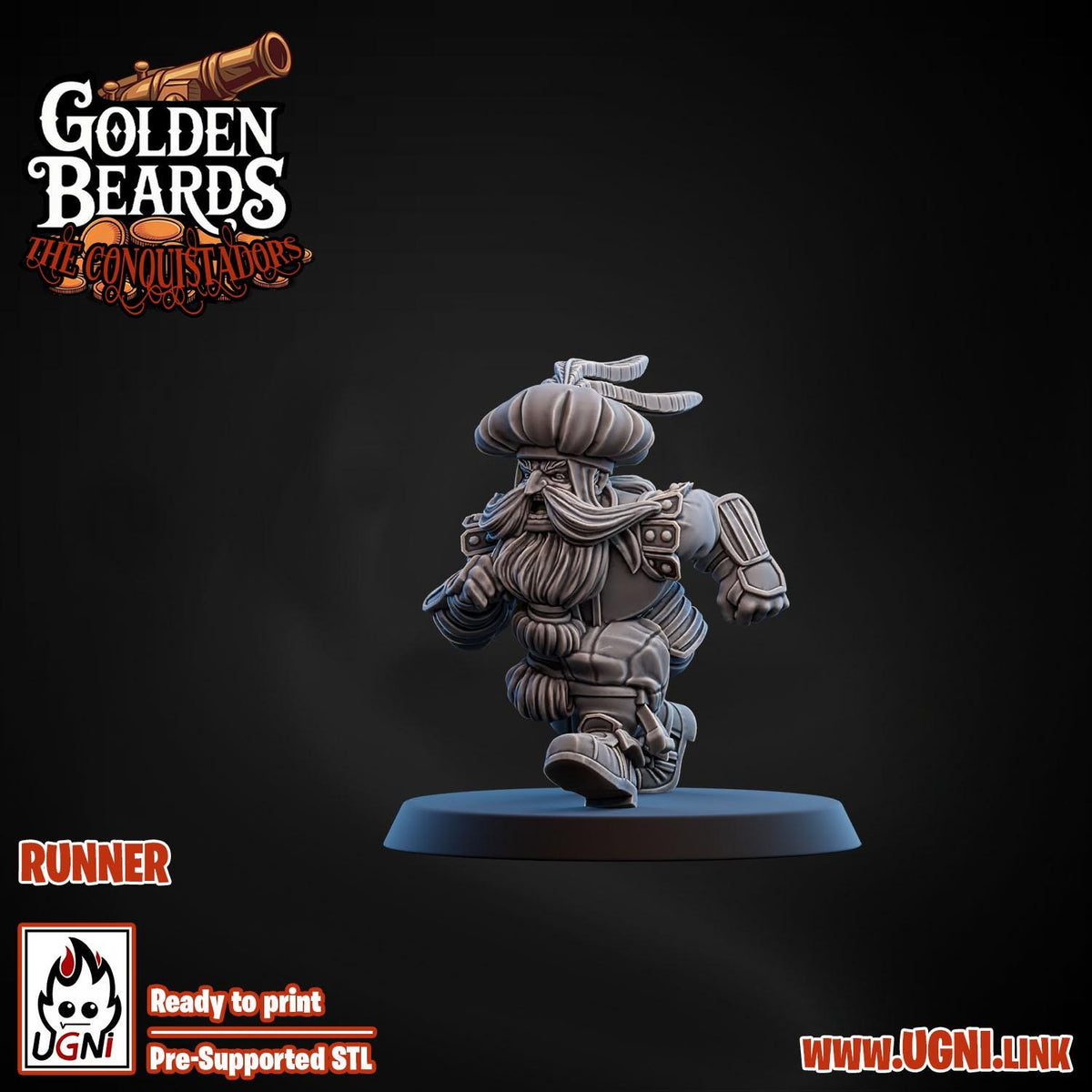 UGNI Dwarf Fantasy Football Team - "The Golden Beards"