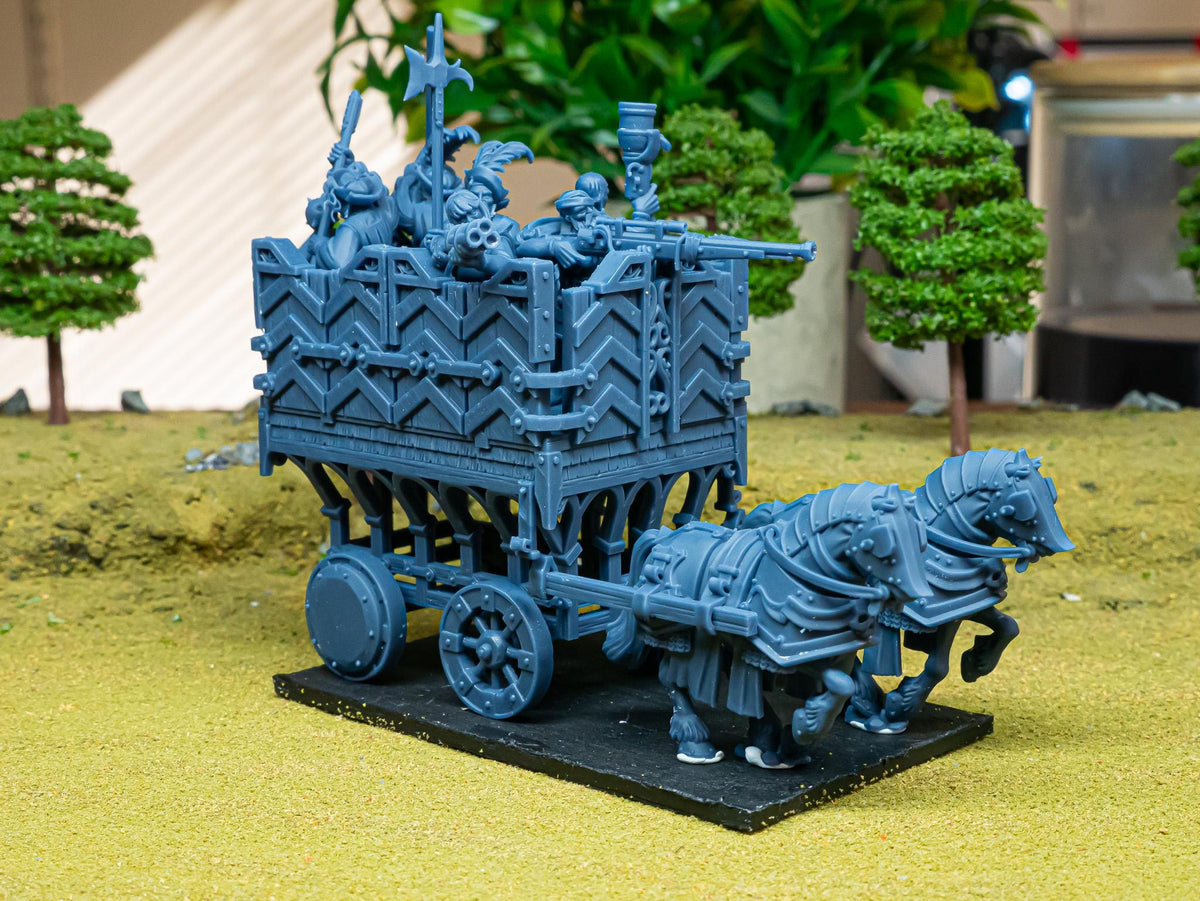 Highlands Miniatures Sunland Armored Wagon