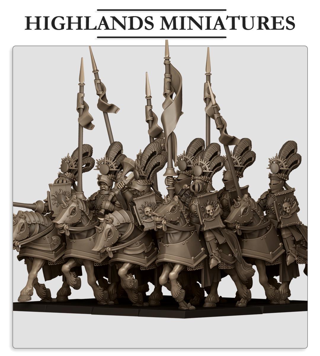 Highlands Miniatures - Sunland Golden Flames Knights