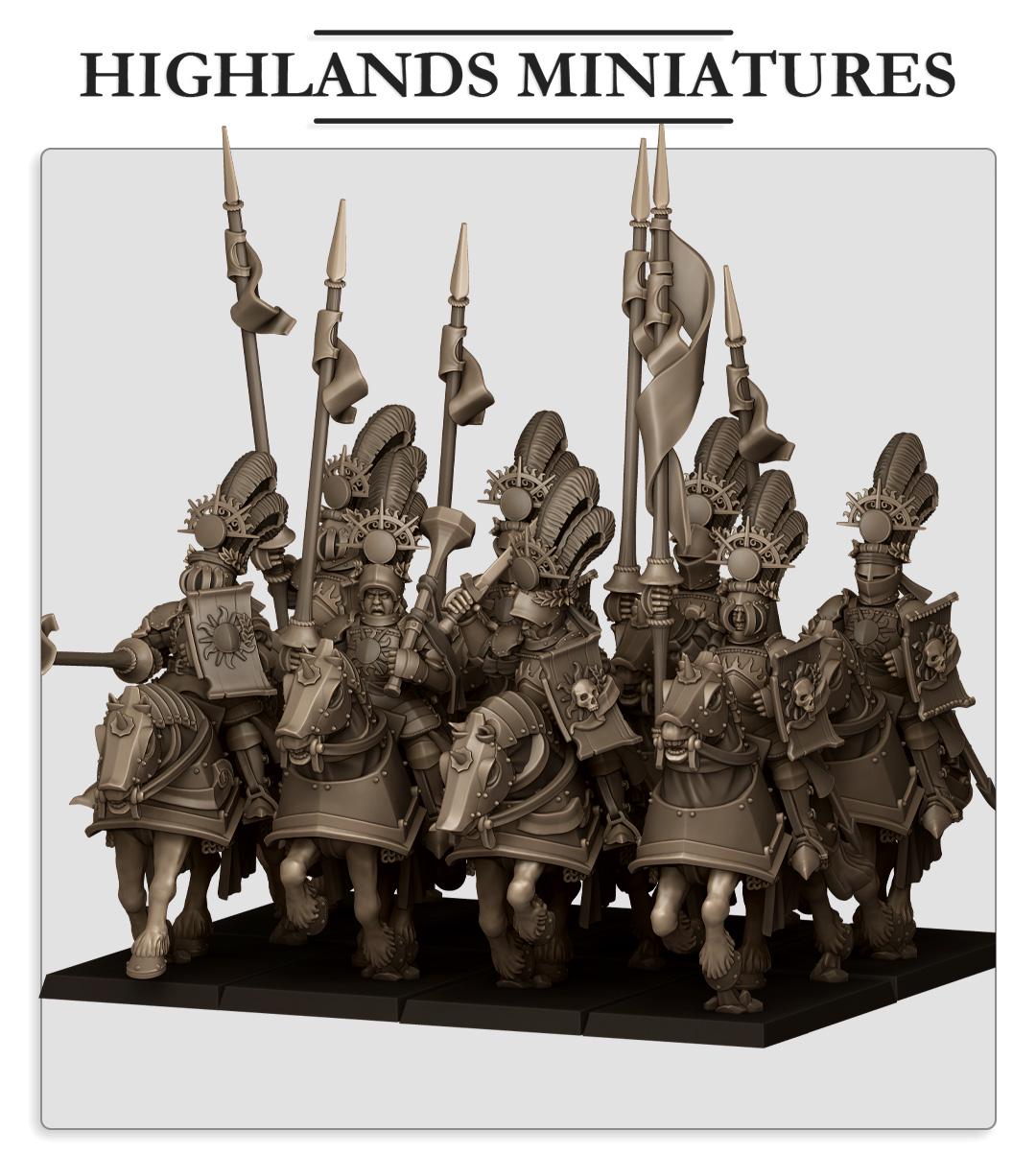 Highlands Miniatures - Sunland Golden Flames Knights