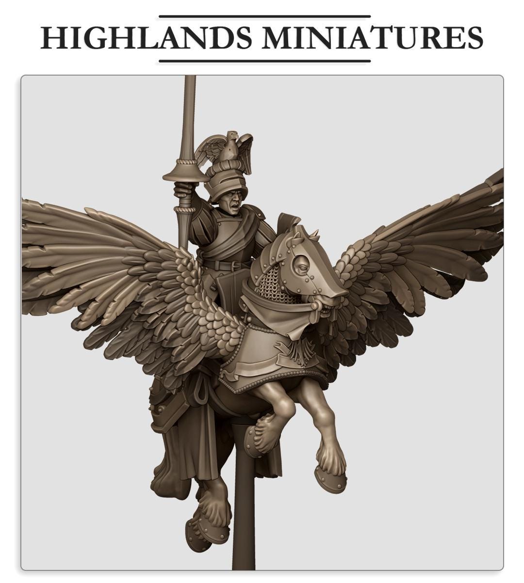 Highlands Miniatures Sonnenland-General auf Pegasus