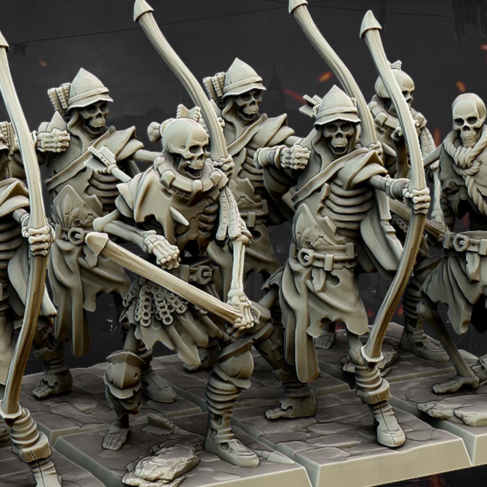 Highland Miniatures - Transilvanya Skeleton Archers