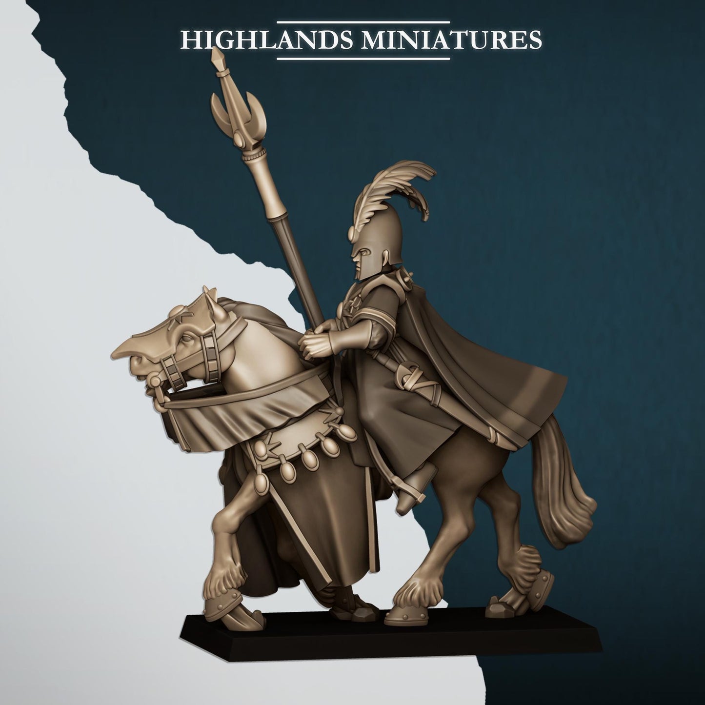Highland Miniatures Aegean Mounted Elf Mage