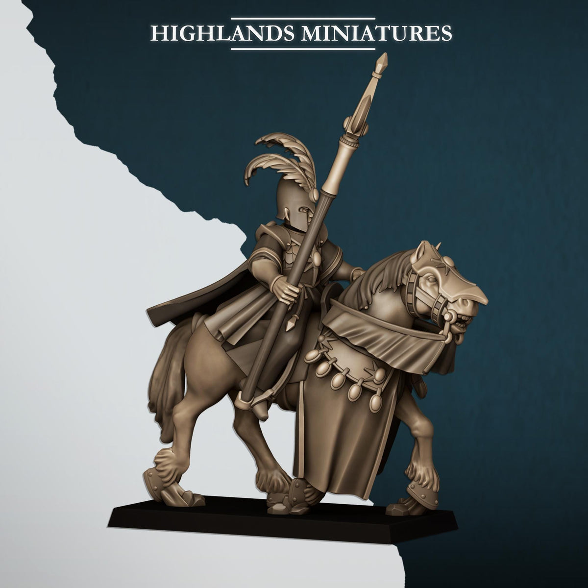 Highlands Miniatures Ägäischer berittener Elfenmagier