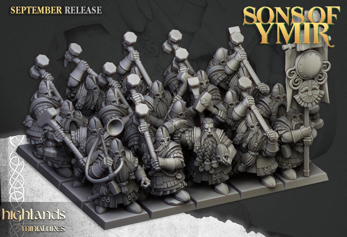 Highlands Miniatures Dwarf Kingsguard