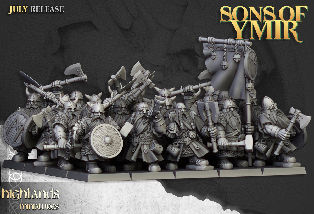 Highlands Miniatures Zwergenkrieger