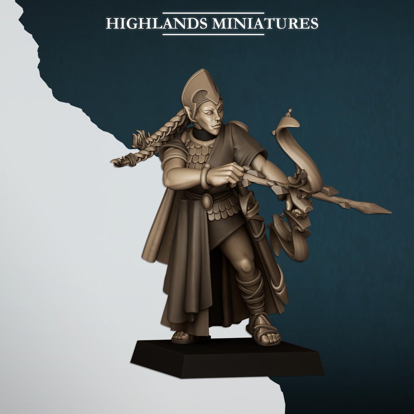 Highland Miniatures Aegean Elves Maid Archers