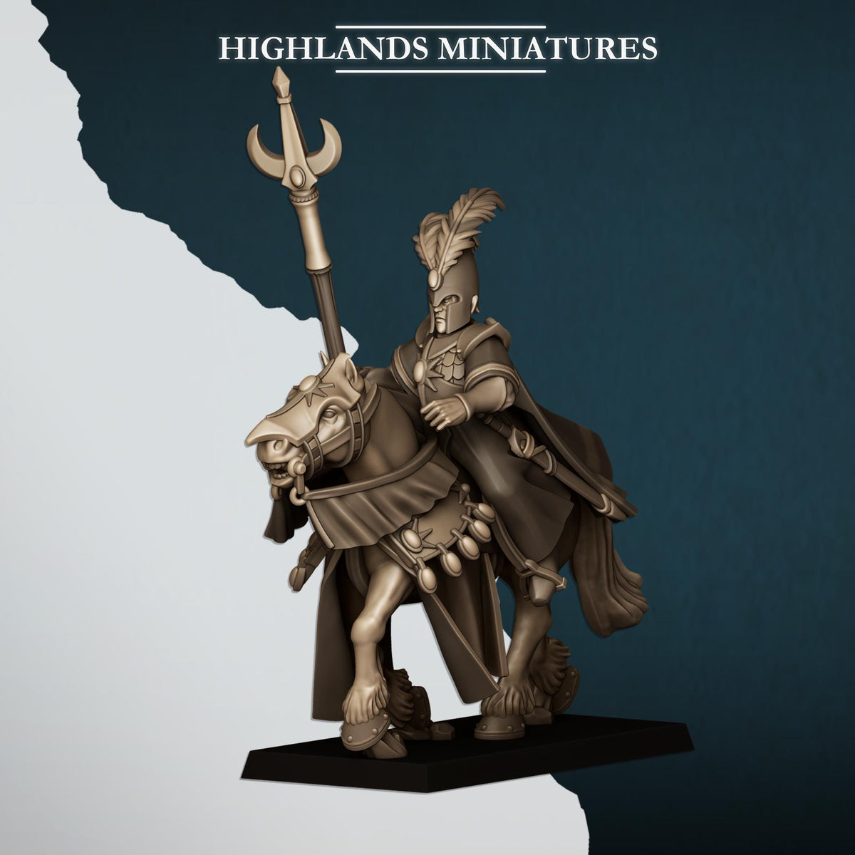 Highlands Miniatures Ägäischer berittener Elfenmagier