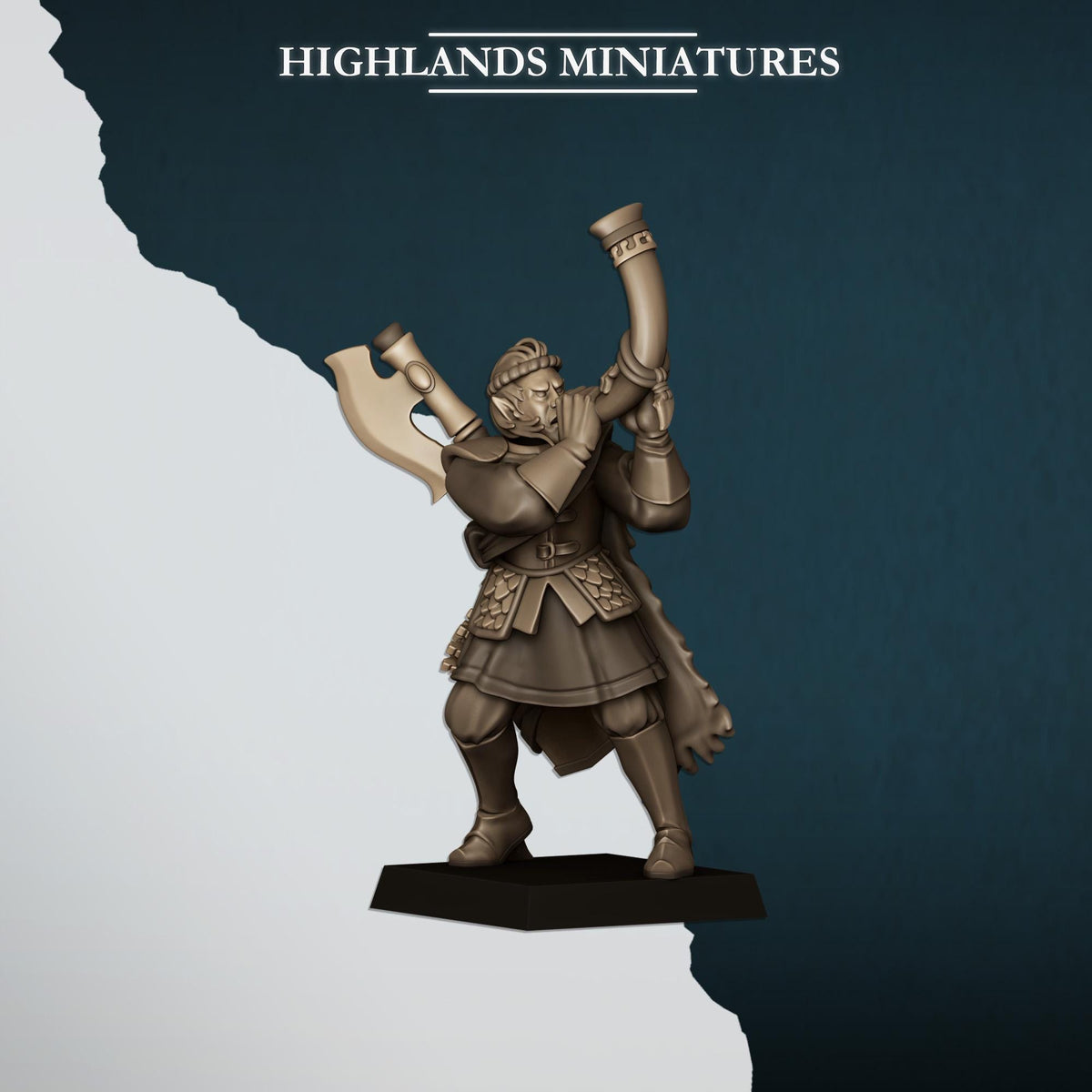 Highlands Miniatures Ägäische Elfen Nemeische Löwen mit Bögen