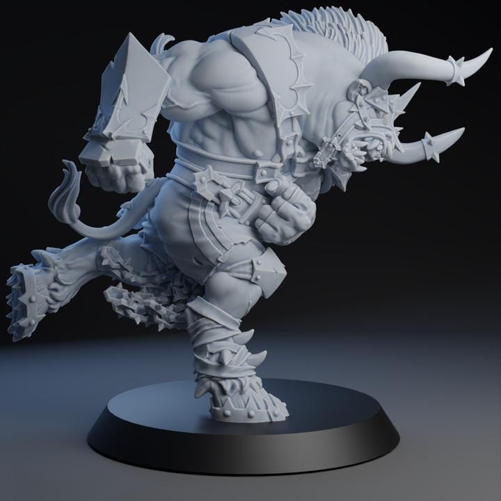 Brutefun Fantasy Football Minotaur