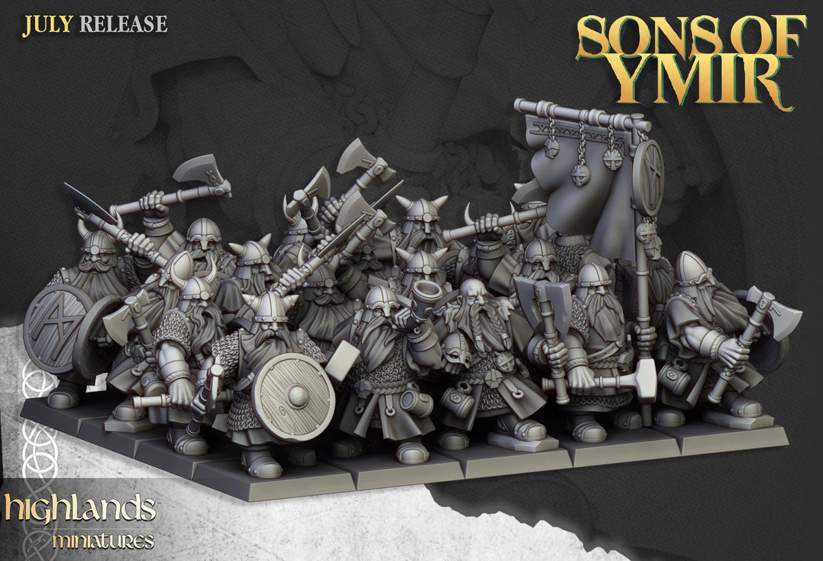 Highlands Miniatures Zwergenkrieger