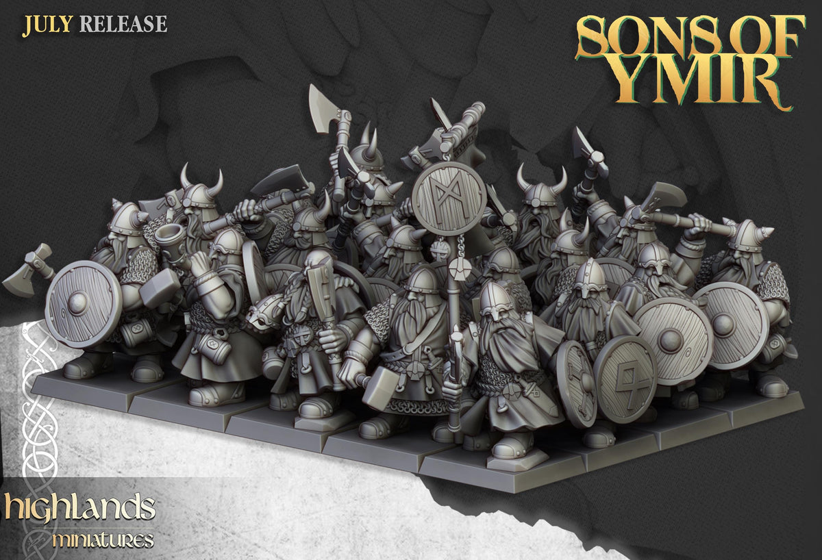 Highlands Miniatures Zwergenkrieger