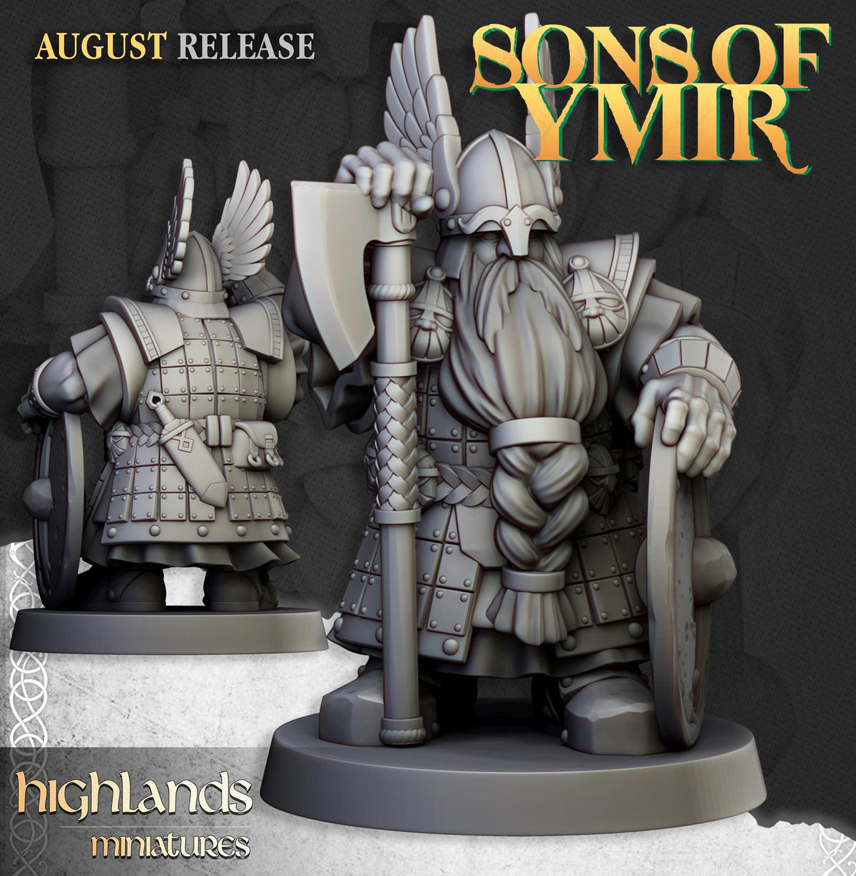 Highlands Miniatures Zwergenveteranen