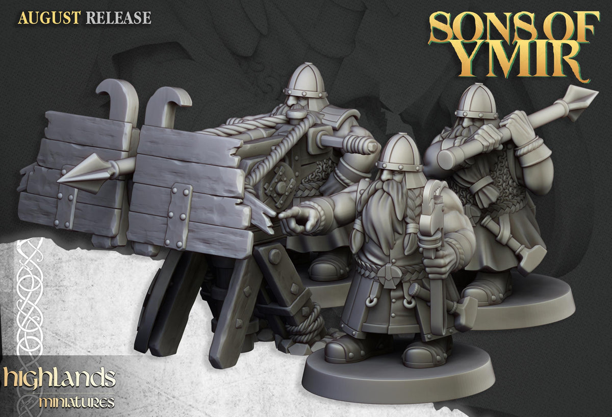 Highlands Miniatures Zwergen-Balliste