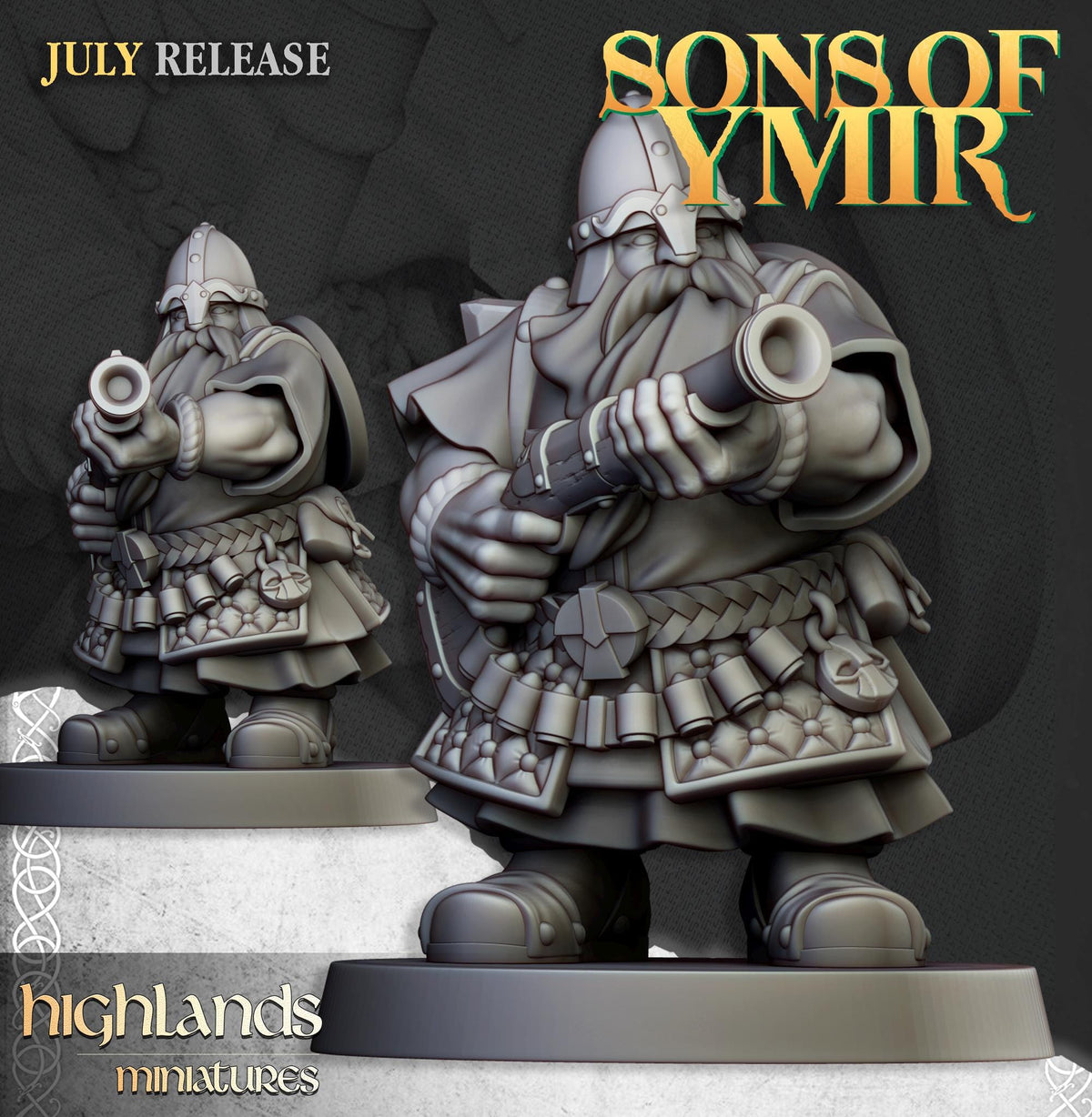 Highlands Miniatures Zwergen-Schützen
