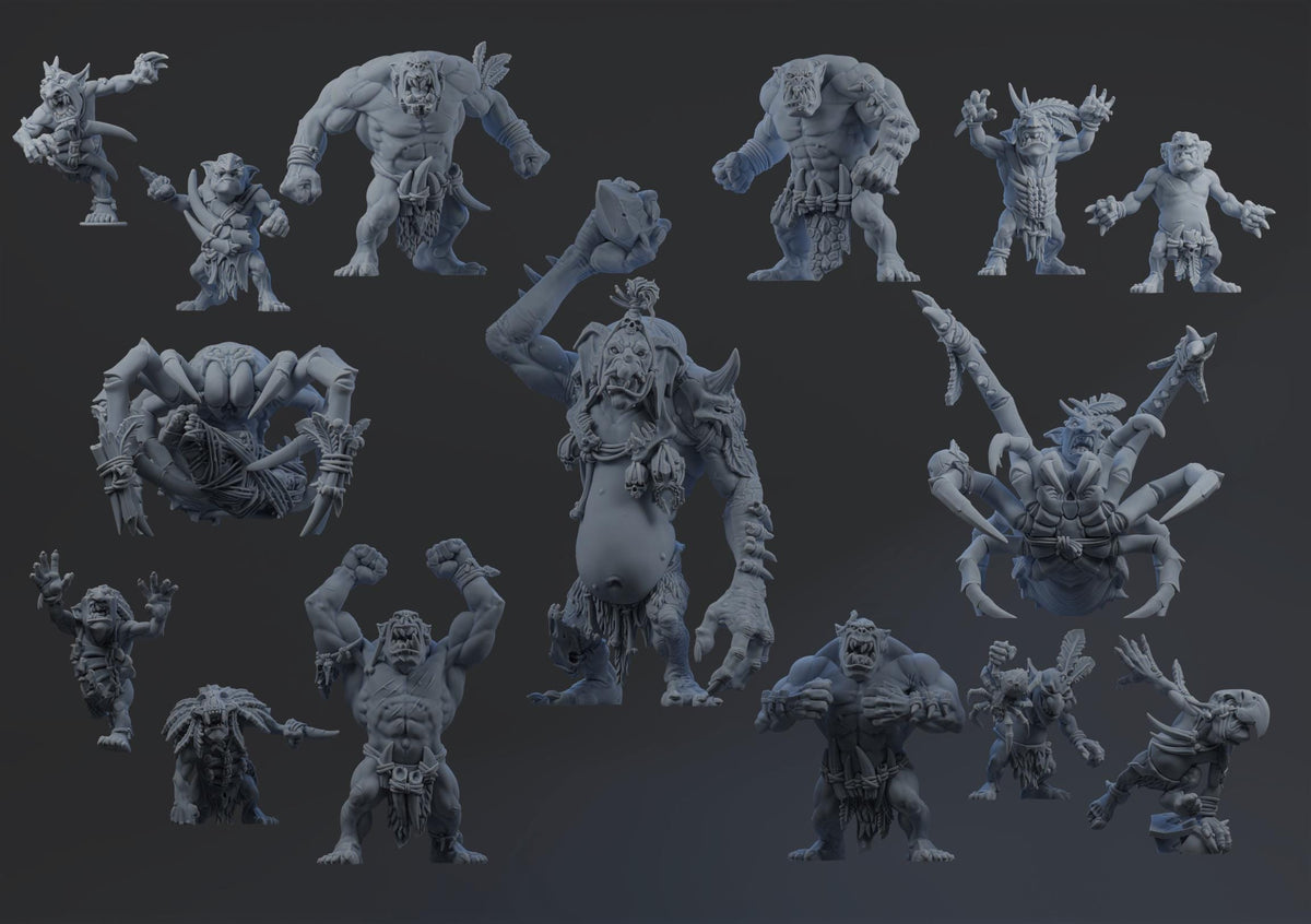 Brutefun Savage Forest Goblins Fantasy Football Team - "Kretaceous Krumpaz"