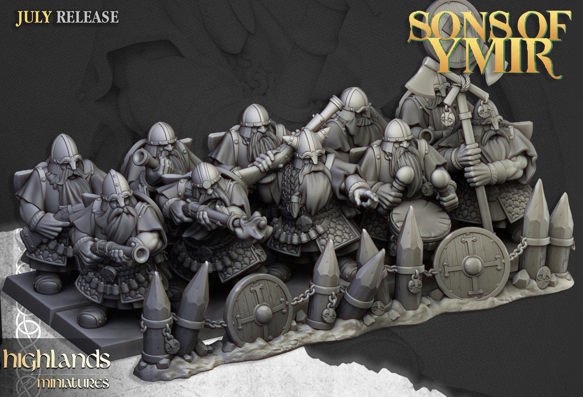 Highlands Miniatures Zwergen-Schützen