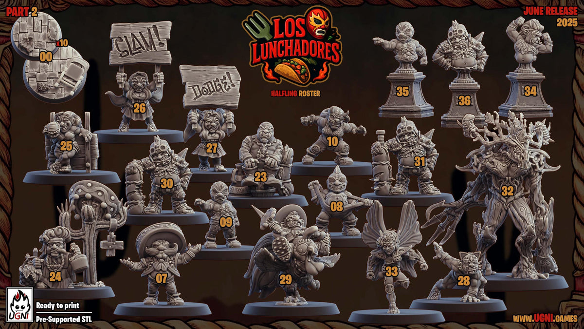 UGNI Halfling Fantasy Football Team - Los Lunchadores