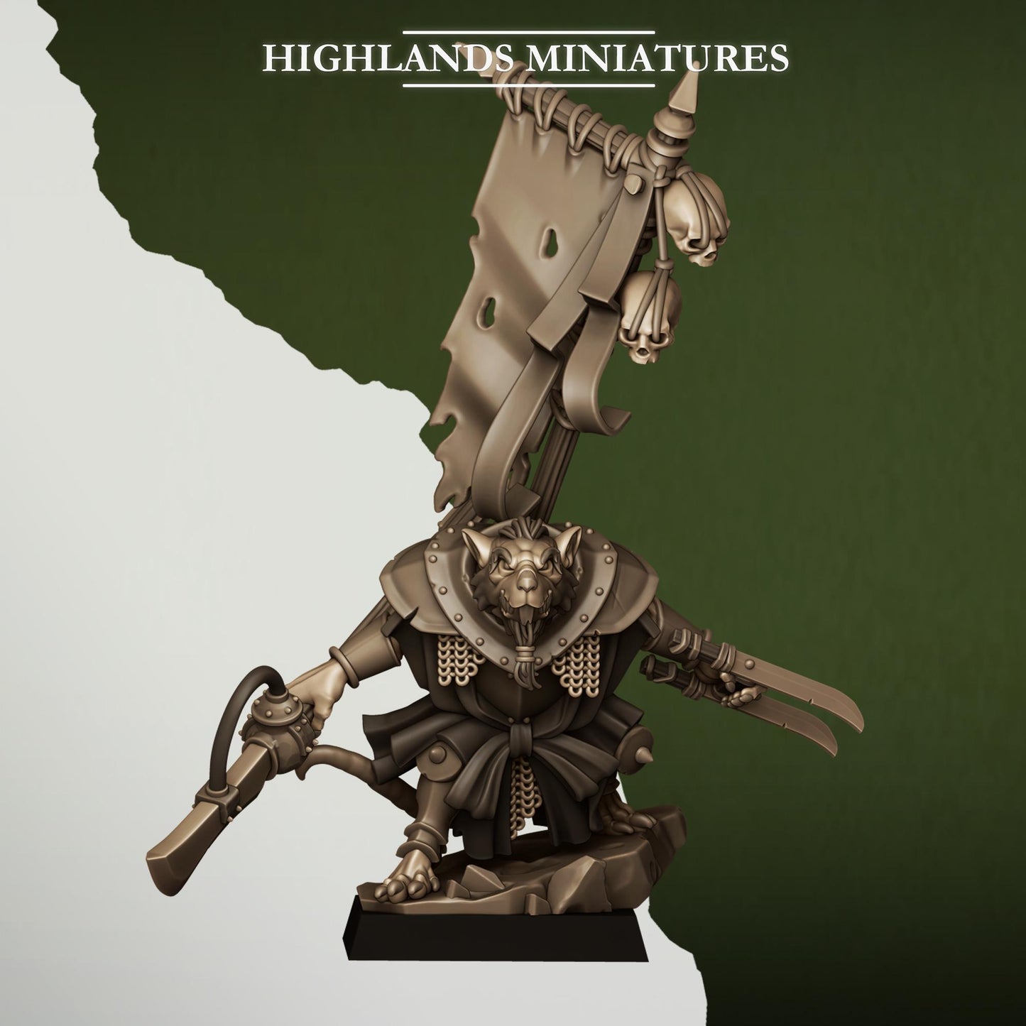 Highlands Miniatures Vermin Warlord