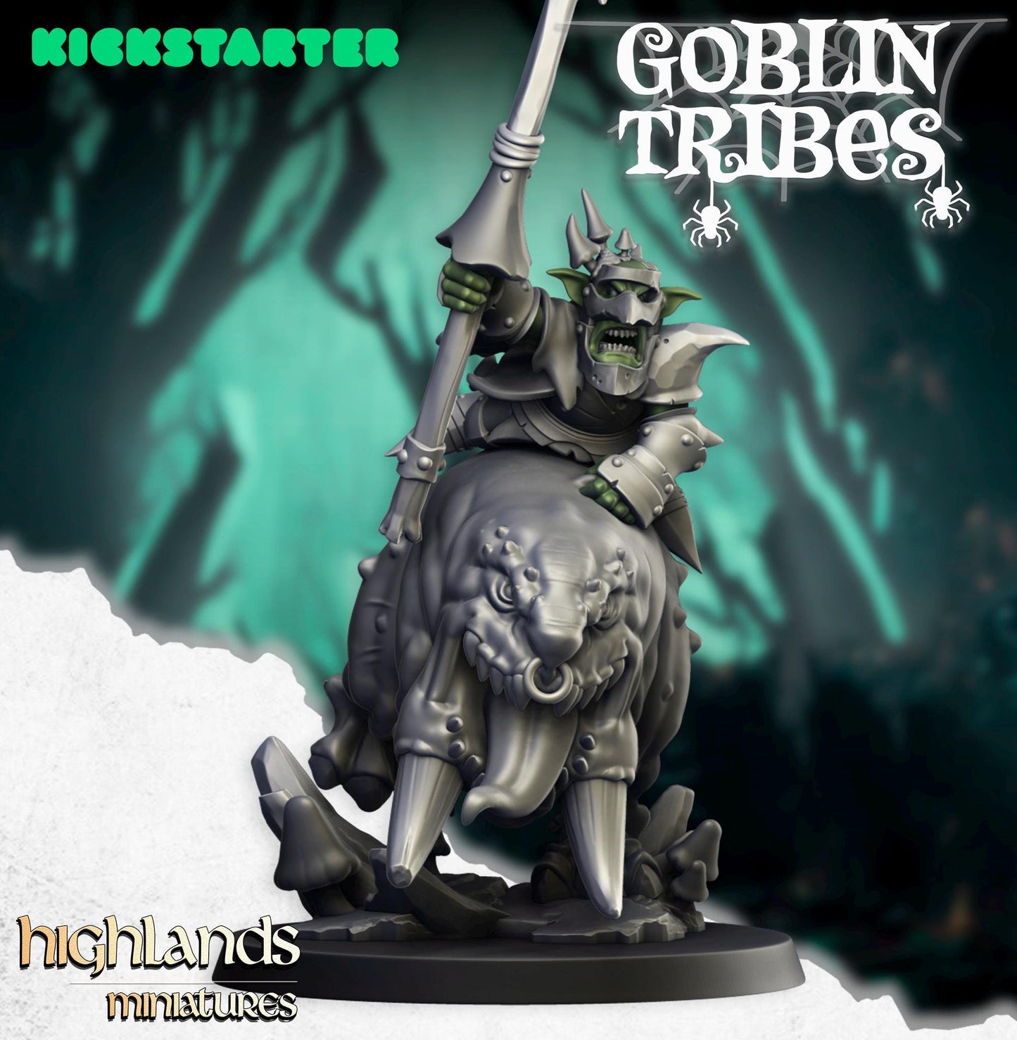 Highlands Miniatures Swamp Goblin Leader