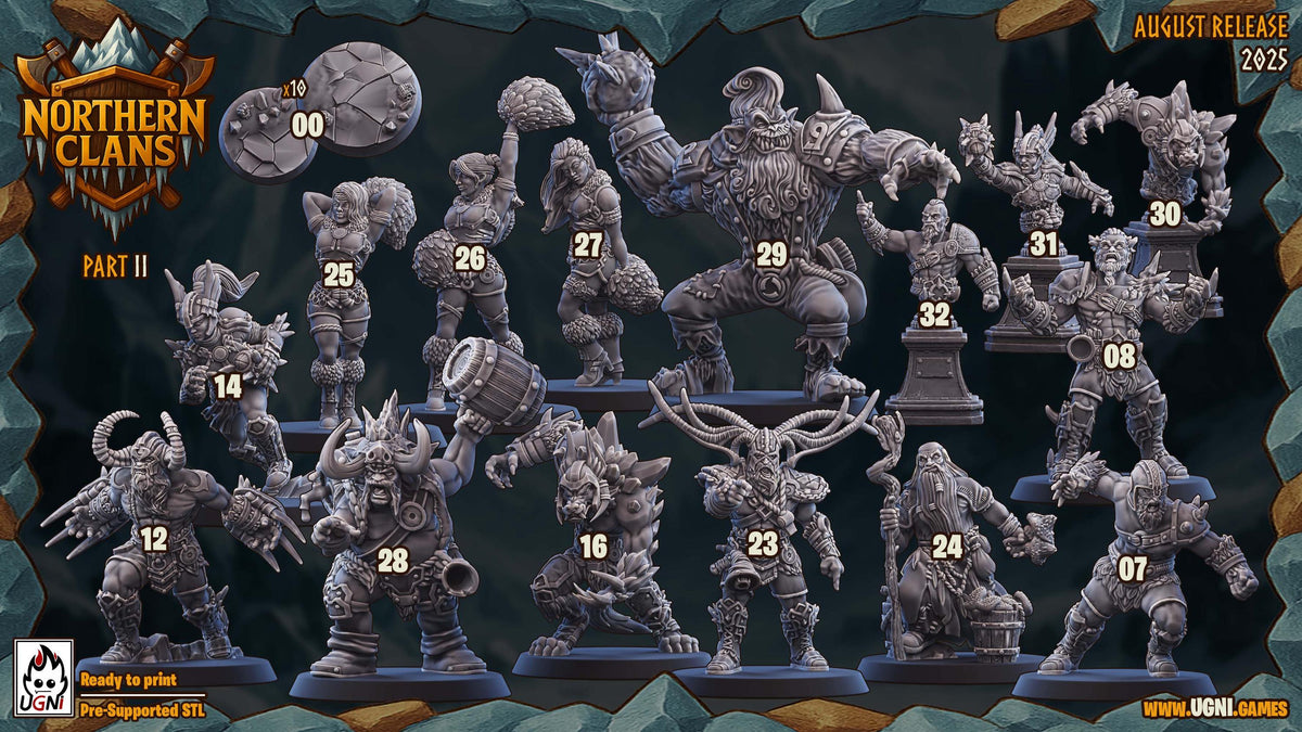 UGNI Northern Clans Fantasy Football Team - Full Team