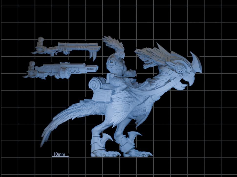 UGLY Miniatures Raptari Beast Gunners