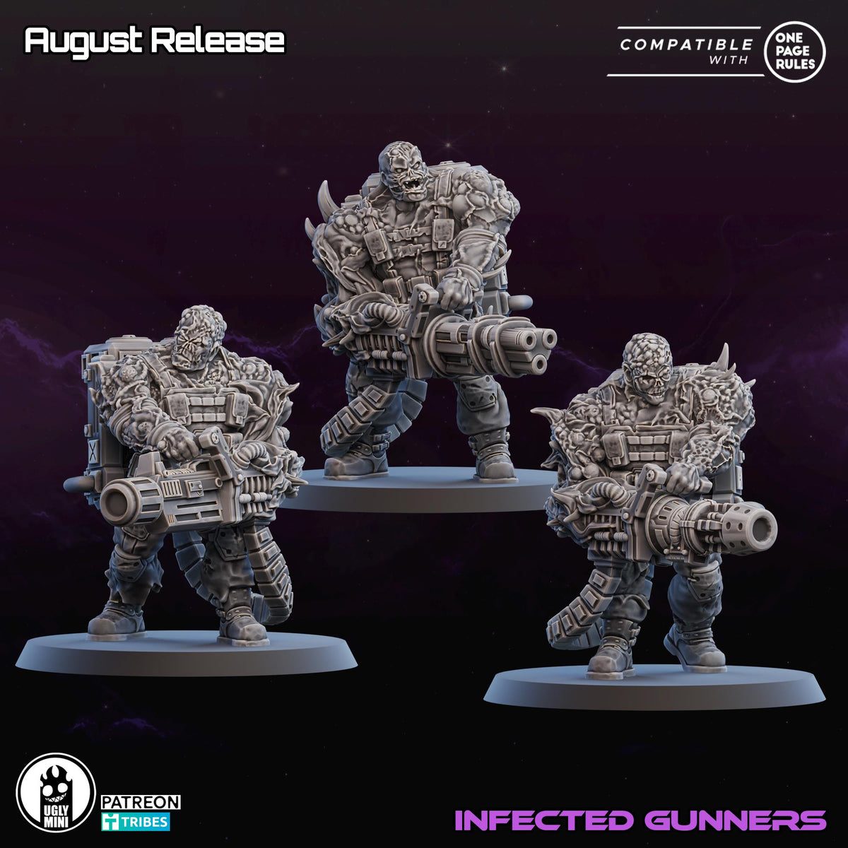 UGLY Miniatures Infected Colonies - Infected Gunners