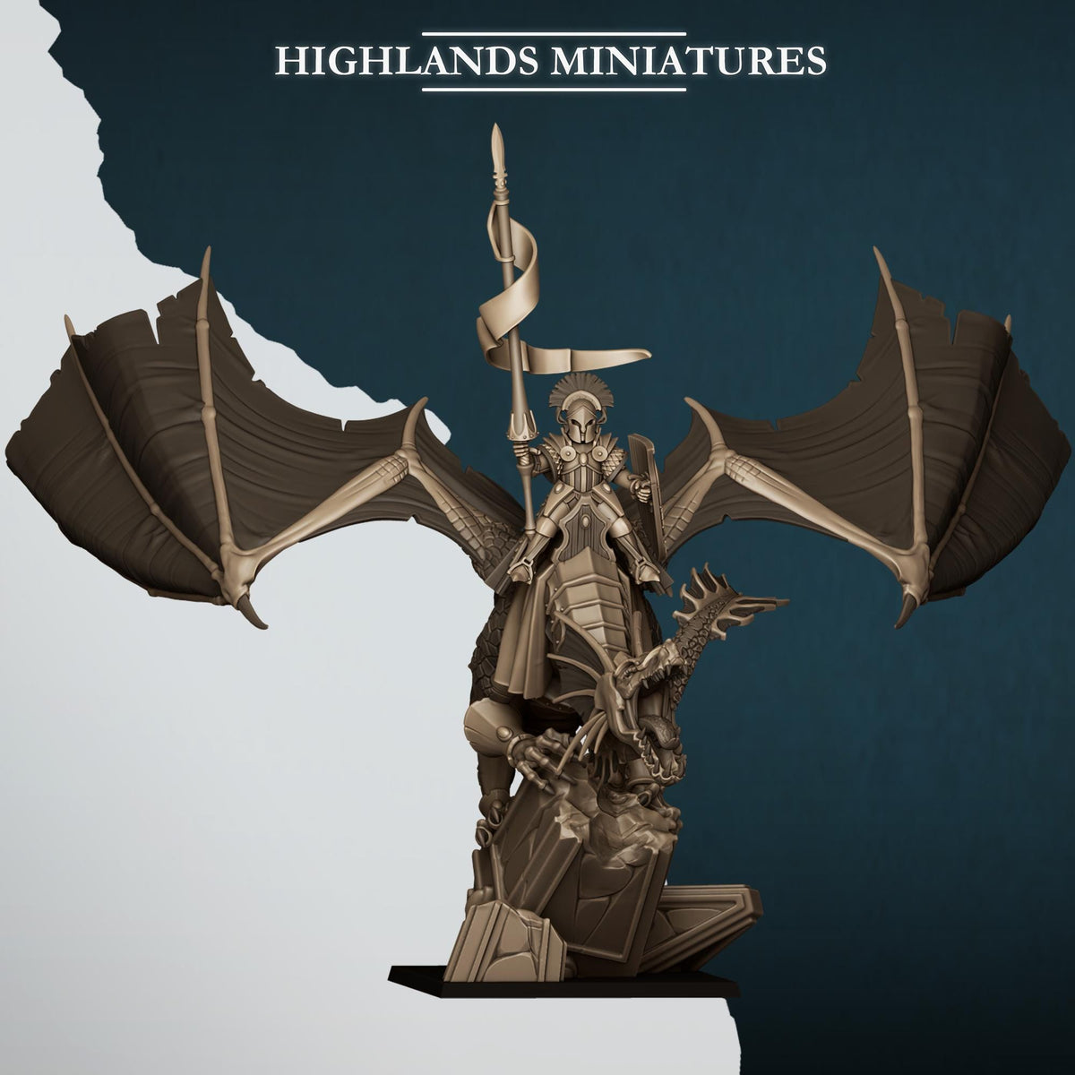 Highlands Miniatures Aegean Elves - Dragon