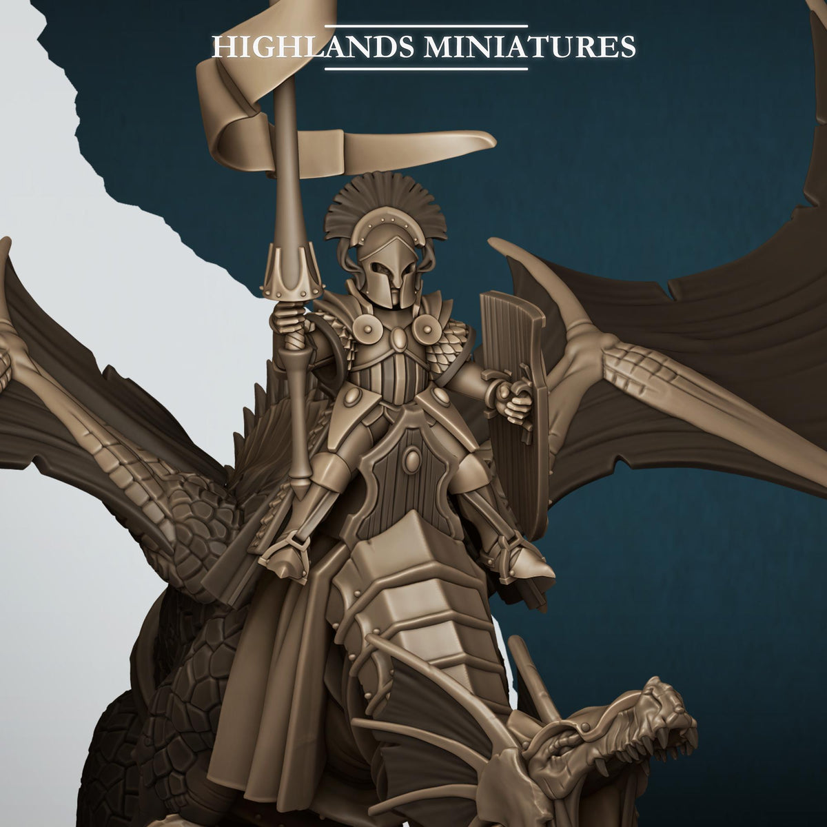 Highlands Miniatures Aegean Elves - Dragon