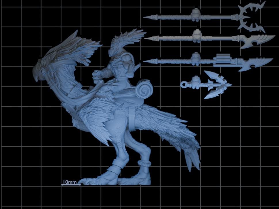 UGLY Miniatures Raptari Beast Riders