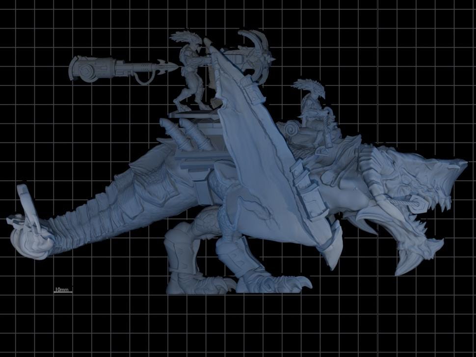 UGLY Miniatures Raptari Great Beast