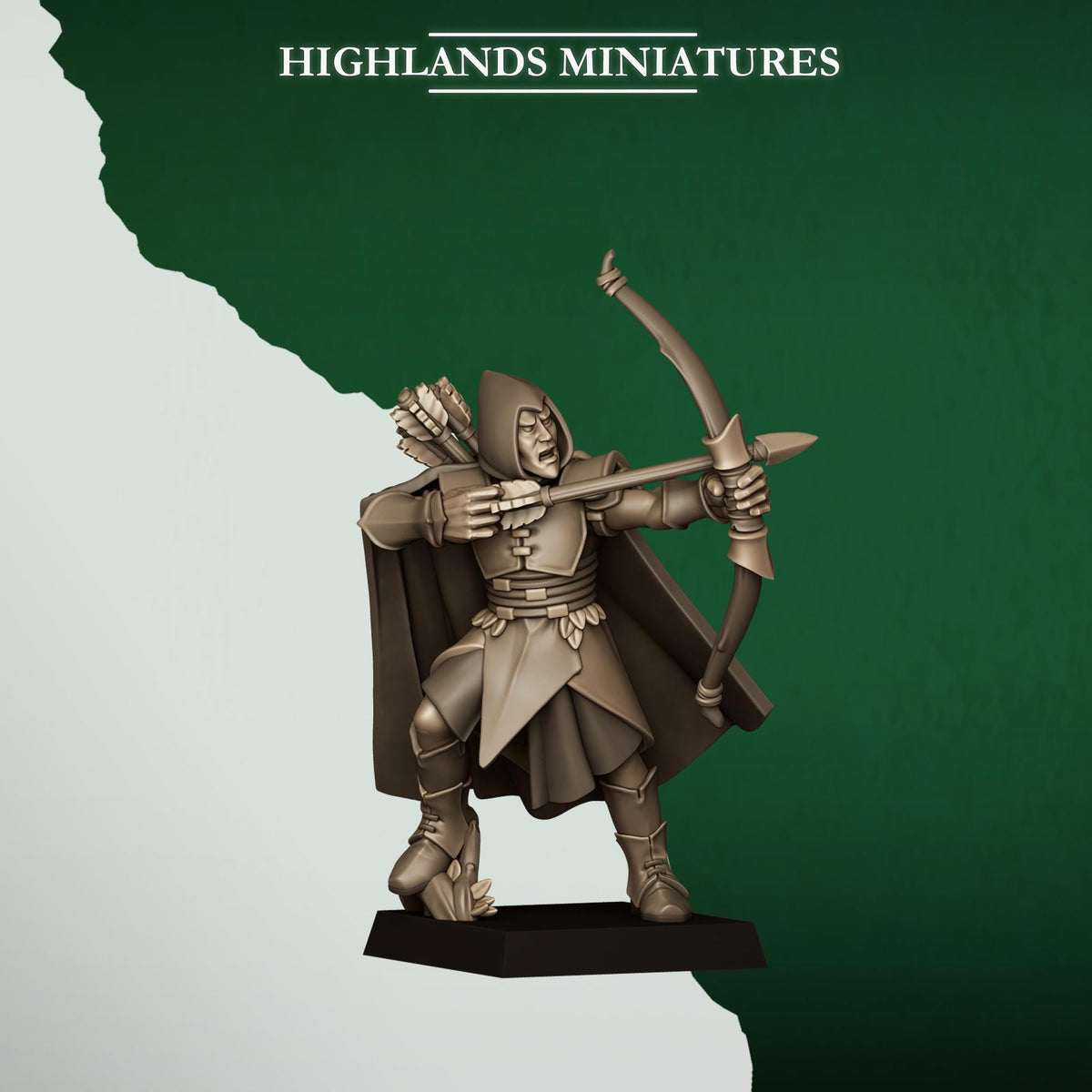 Highlands Miniatures Feral Elves - Archers
