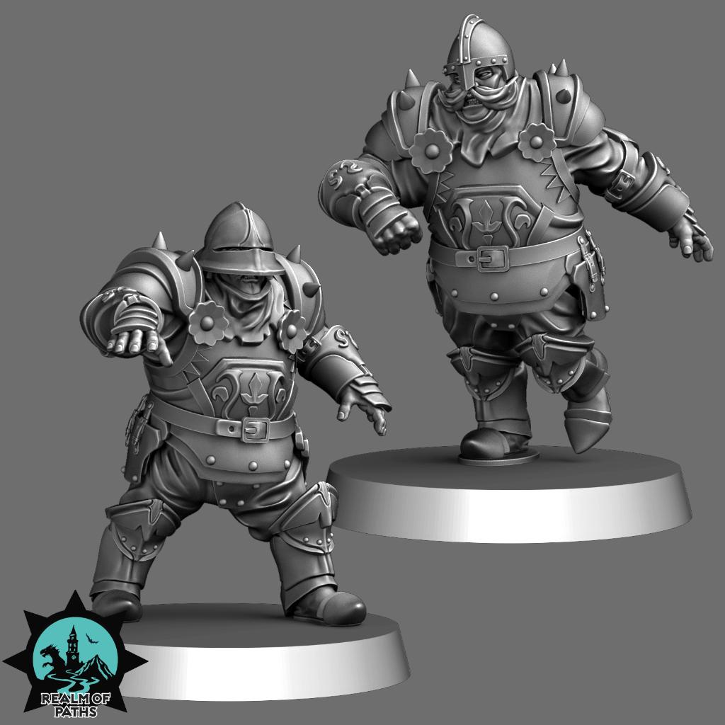 Realm of Paths Fantasy Football Human Noble Knight Team - 'The Grail Guardians'