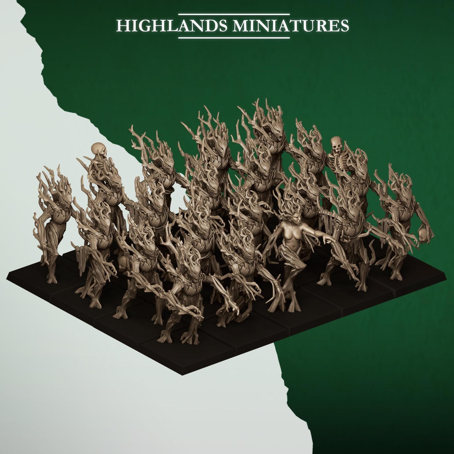 Highland Miniatures Feral Elves - Dryads
