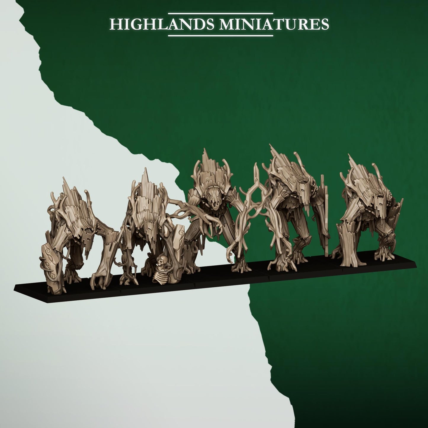 Highlands Miniatures Feral Elves - Golems